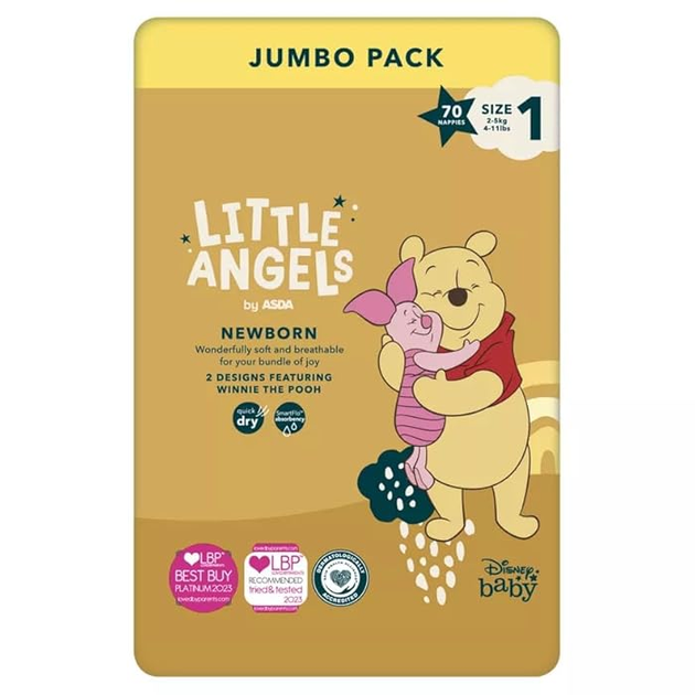 Подгузники Little angels 1 (2-5кг) 70шт - Фото 7 Подгузники Little angels 1 (2-5кг) 70шт - изображение 7