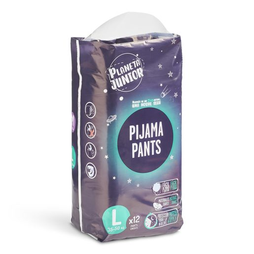 Підгузки-трусики нічні Planeta Junior L Німеччина 8-15років (35-50кг) 12шт - зображення 5
