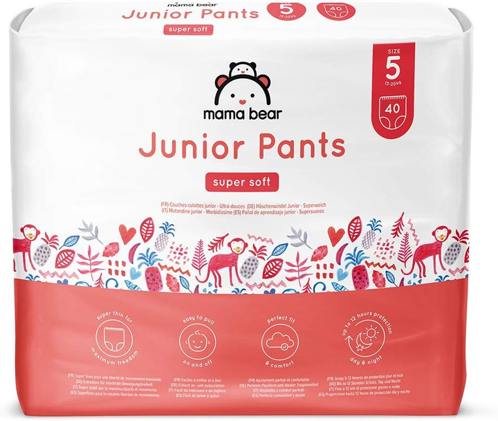 Подгузники-трусики Mama Bear super soft Польша 6 (13-20кг) 40шт - Фото 4 Подгузники-трусики Mama Bear super soft Польша 6 (13-20кг) 40шт - изображение 4