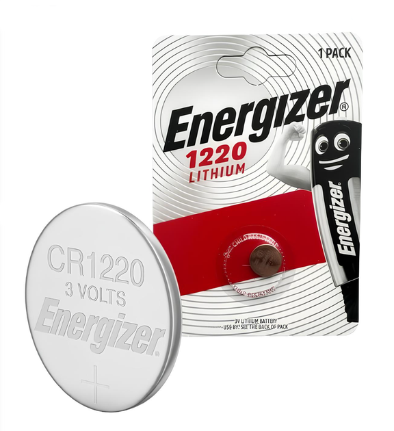 Батарейка Energizer CR1220 3V Lithium - Фото 1 Батарейка Energizer CR1220 3V Lithium - изображение 1
