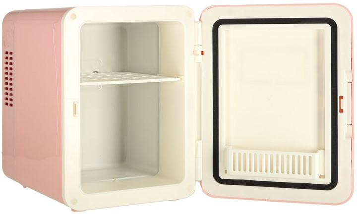 Mini lodówka turystyczna Ikonka 4 l 12 V/220 V Różowa (5903039767515) - obraz 5
