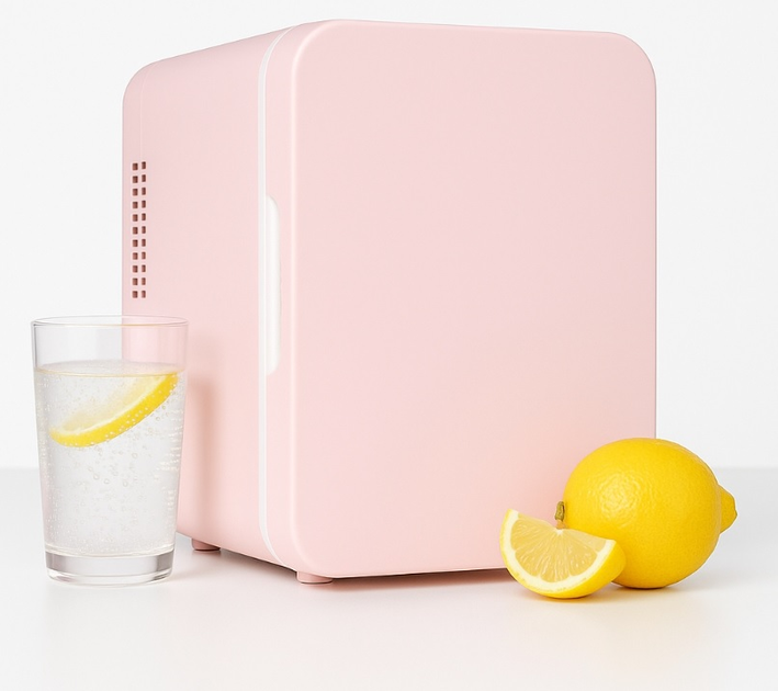 Mini lodówka turystyczna Ikonka 4 l 12 V/220 V Różowa (5903039767515) - obraz 13
