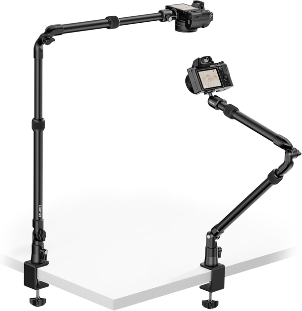 Настільний тримач для камери смартфона Ulanzi ZJ02 C-clip Folding Bracket алюмінієвий 98 см - Фото 1 Настільний тримач для камери смартфона Ulanzi ZJ02 C-clip Folding Bracket алюмінієвий 98 см - зображення 1