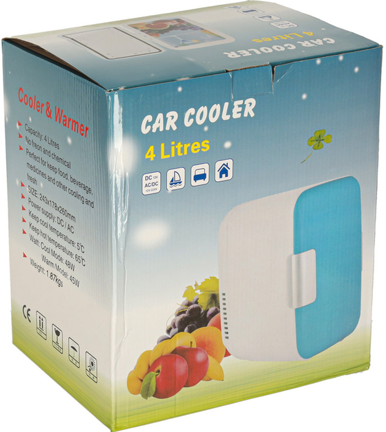 Mini lodówka turystyczna KIK 2w1 Chłodzenie i ogrzewanie 4 l 12 V/220 V (5903039767508) - obraz 13