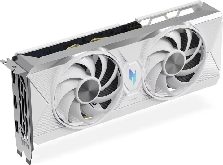Karta graficzna Acer PCI-Ex Radeon RX 9060 XT Nitro OC White Edition 16GB GDDR6 (128bit) (3320/20000) (HDMI, 2 x DisplayPort) (DP.Z4KWW.P02) - obraz 2