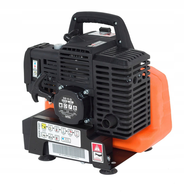 Inwertowy generator benzynowy Nac 880 W 230 V GIG-8-QL (5902490783874) - obraz 3