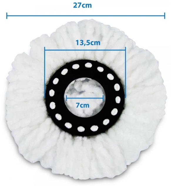 Wymienny wkład do mopa Esperanza Perfect Clean 005 3 szt (5901299964835) - obraz 2