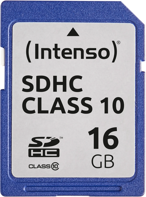 Карта пам'яті Intenso SDHC 16GB Class 10 (3411470) - зображення 1