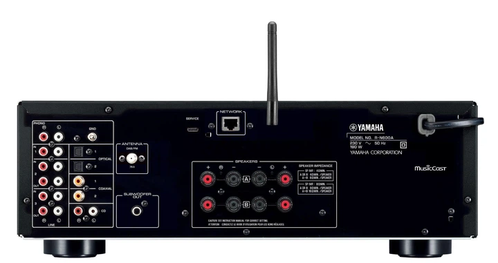 AV-ресивер Yamaha R-N600A Black + Pure Acoustics Nova 8 - изображение 3