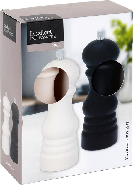 Набір млинів Excellent Houseware чорно-білі 17.5 см 2 шт (8721037383264) - зображення 1