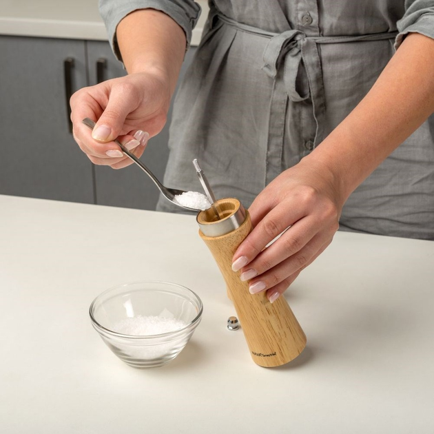 Млин Nava Acer бамбуковий коричневий 21 см (5205746120691) - зображення 3