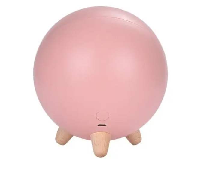 Ночник Кот в домике TOPA аккумуляторный сенсорный USB Розовый - изображение 7
