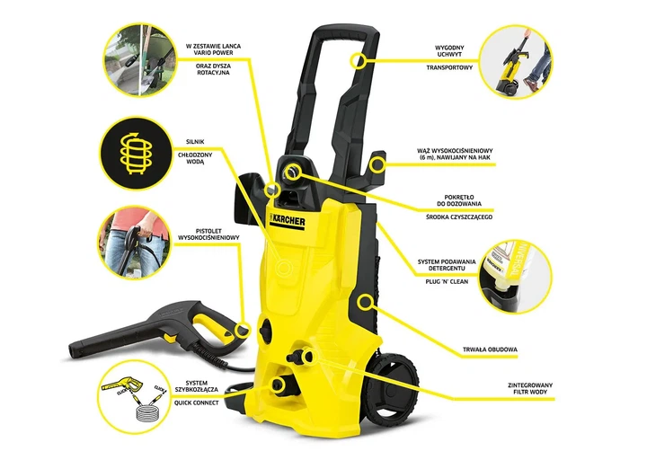 Мийка високого тиску Karcher K 4 420л/год 6м - изображение 4