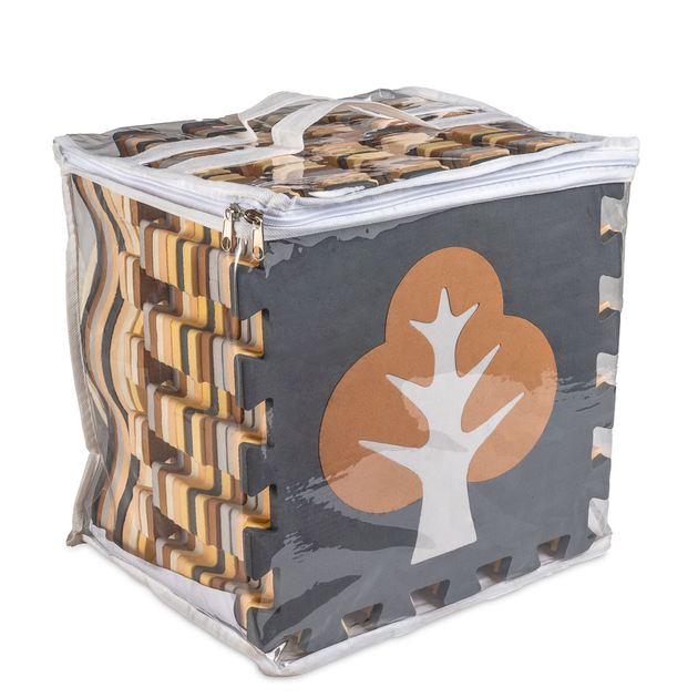 Килимок пазл KIK Динозаври 143 x 143 см (5903039733909) - зображення 1