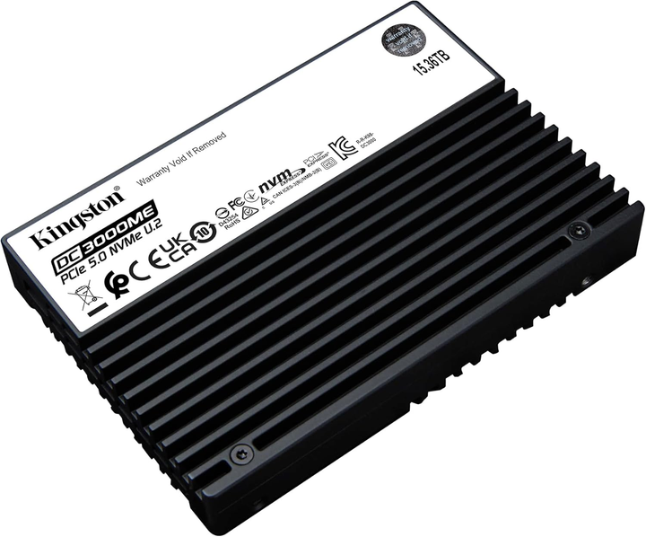 SSD диск Kingston DC3000ME 15.36TB U.2 PCIe 5.0 x4 3D eTLC (SEDC3000ME/15T3) - зображення 2