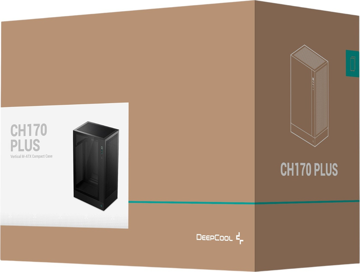Obudowa DeepCool CH170 Plus Black (R-CH170-BKNGM0-G) - obraz 11