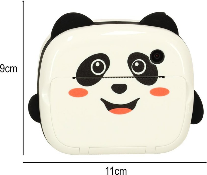 Миттєва камера дитяча KIK Термопринтер, карта 32 ГБ 1080p Панда (5903039753419) - зображення 14