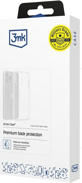 Etui plecki 3MK Armor Case do Apple iPhone 17 Pro Max Transparent (5903108665025) - obraz 6