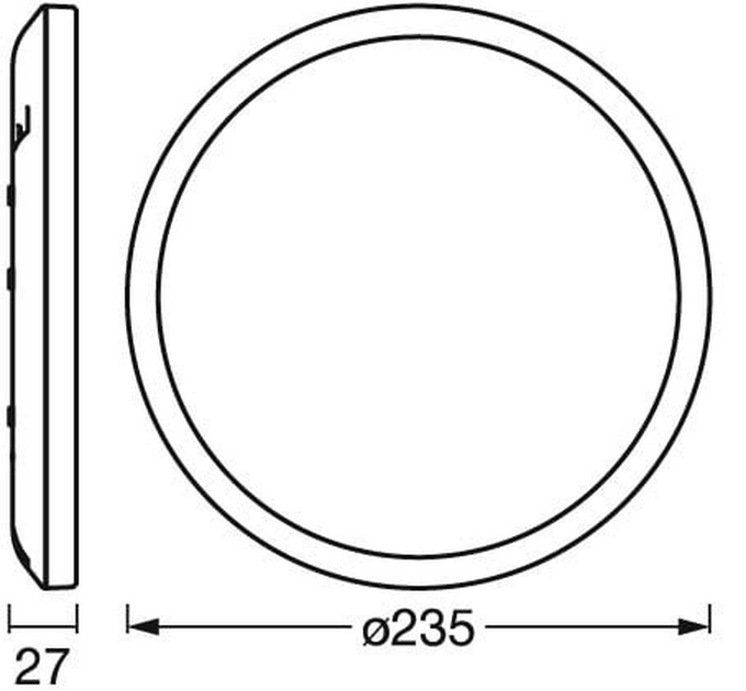 Lampa sufitowa OSRAM Orbis Ultra Slim Clickdim - obraz 2