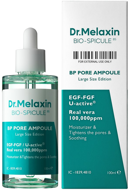 Сироватка для обличчя Dr.Melaxin BP Pore Ampoule для звуження пір 100 мл (8809886481802) - зображення 2