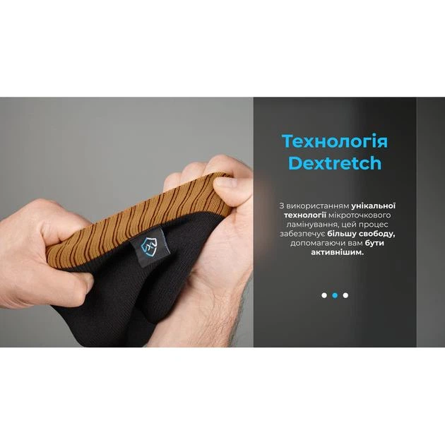 Шкарпетки водонепроникні Dexshell Hytherm Pro Socks, розмір L(43-46), чорні з коричневою DS634TBCL - изображение 5