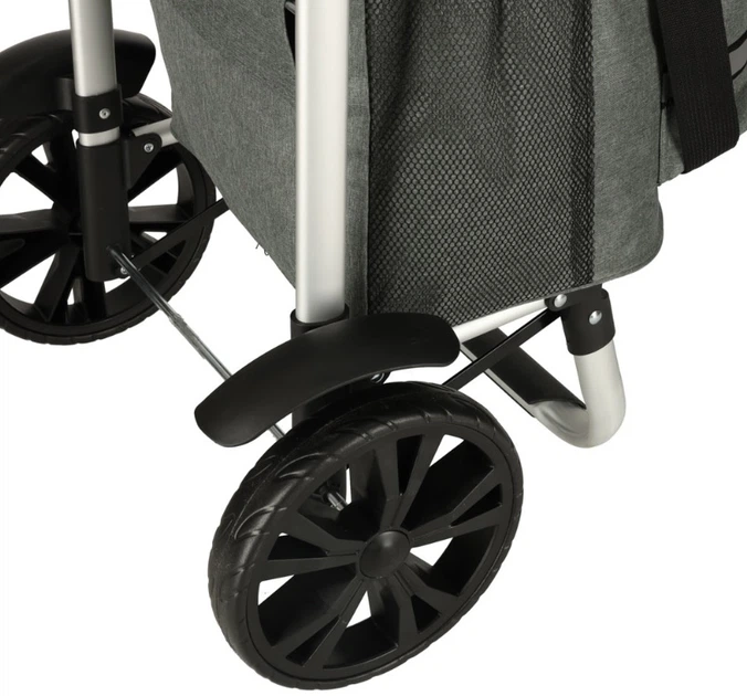 Сумка-візок для покупок Icon з рамою 40 л Сірий (5903039766099) - зображення 9