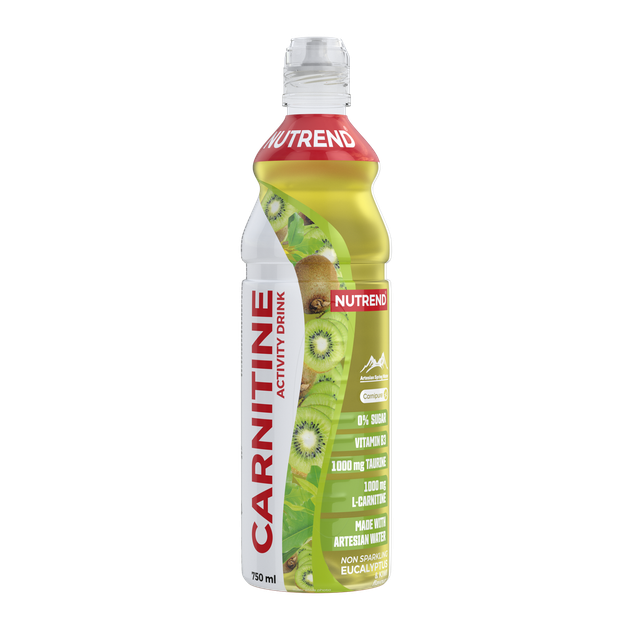 Напій з карнітіном Nutrend Carnitine Activity Drink, 750 мл., Евкаліпт - ківі - Фото 1 Напій з карнітіном Nutrend Carnitine Activity Drink, 750 мл., Евкаліпт - ківі - зображення 1