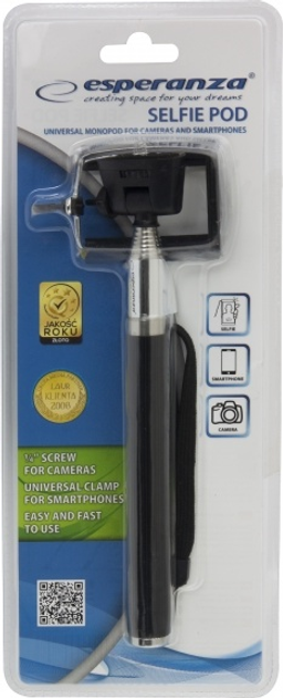 Монопод для селфі Esperanza універсальний EMM107 (5901299908808) - зображення 3