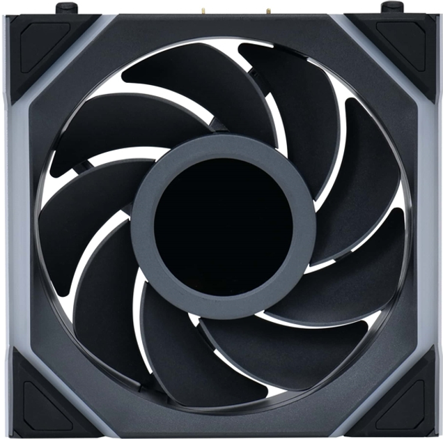 Zestaw wentylatorów Lian Li Uni Fan SL Wireless LCD 120 Reverse Blade Black (G99.12RSLLCD1W3B.00) - obraz 3