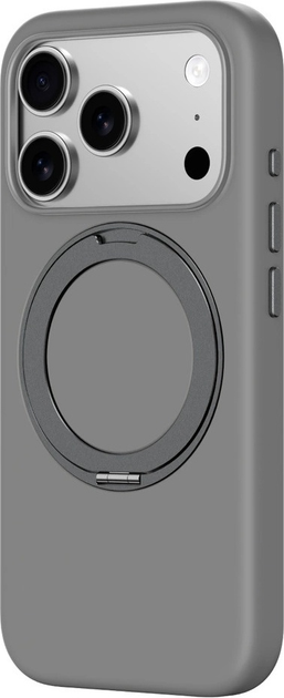 Etui plecki AMAZINGthing Cloudie with stand do Apple iPhone 17 Pro Max Gray (IP176.9PCGY) - obraz 3