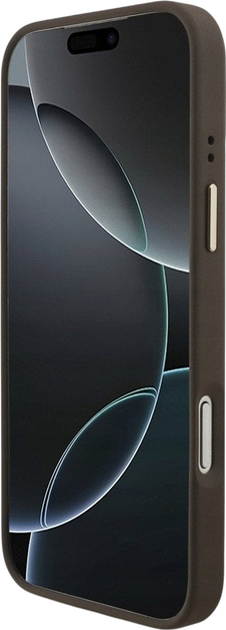 Панель Guess 4G Big 4G Classic Logo Big Strap Metal Buttons для Apple iPhone 17 Pro Max Brown (3666339488741) - зображення 5