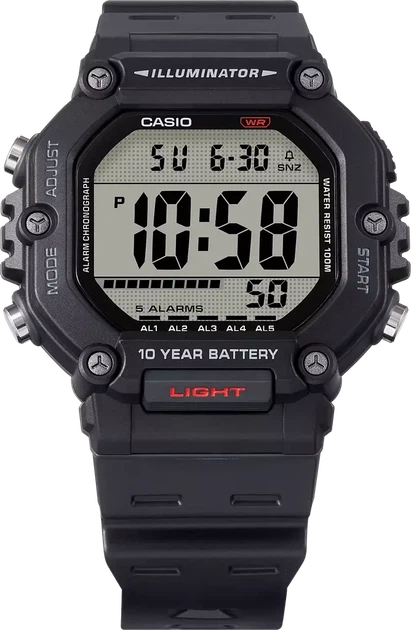 Мужские часы Casio TIMELESS COLLECTION AE-1600H-1AVEF - изображение 2
