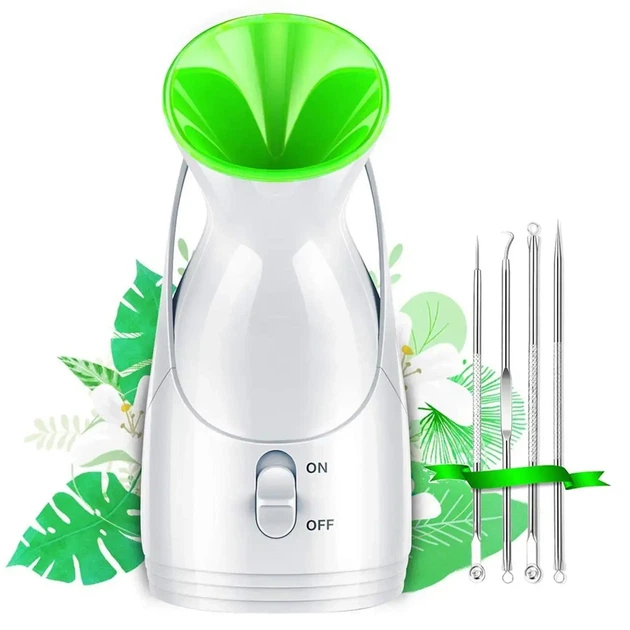 Нано-ионный отпариватель для лица Lonove Facial Ionic Steamer, домашняя SPA-сауна с набором для чистки пор - изображение 2