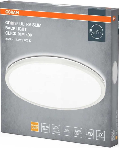 Lampa sufitowa OSRAM Orbis Ultra Slim Clickdim - obraz 2
