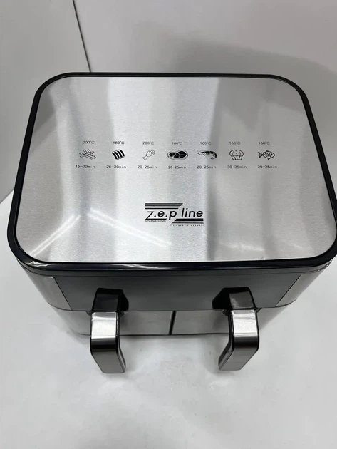 Аэрофритюрница Zepline ZP-209 на 2 чаши, 4000Вт, 12л - изображение 5