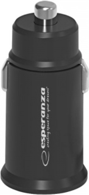 Ładowarka samochodowa Esperanza 20 W USB-C PD + USB-A QC 3.0 18W EZC111K (5901299960639) - obraz 2