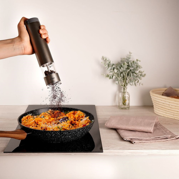 Млин Orion електричний алюмінієвий сріблястий 22.5 см (8592381178383) - зображення 7