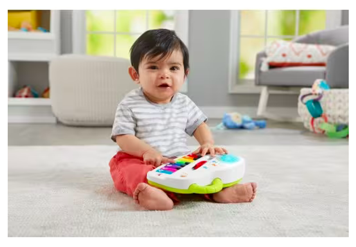 Pianino edukacyjne interaktywne dla malucha Fisher-Price Laugh and Learn z podświetleniem GFV21 (887961769906) - obraz 3