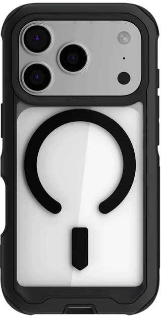 Etui Ghostek Atomic Slim MagSafe do Apple iPhone 17 Pro Black (840235314523) - obraz 1