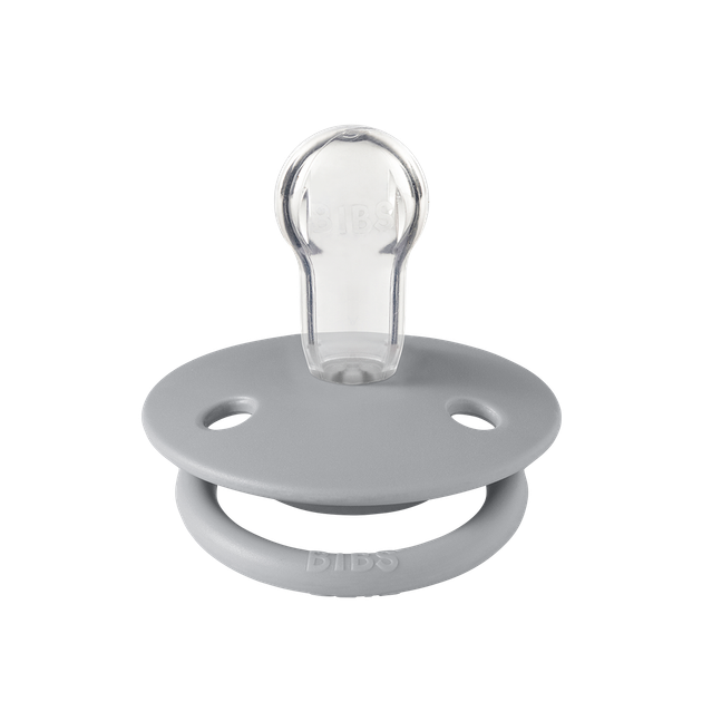Пустушка BIBS 0-36 m De Lux Silicone Cloud/Steel Blue, 2 шт - изображение 2