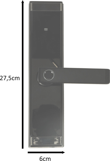 Inteligentny zamek KIK Bluetooth z odciskiem palca KX3853 (5903039750289) - obraz 5