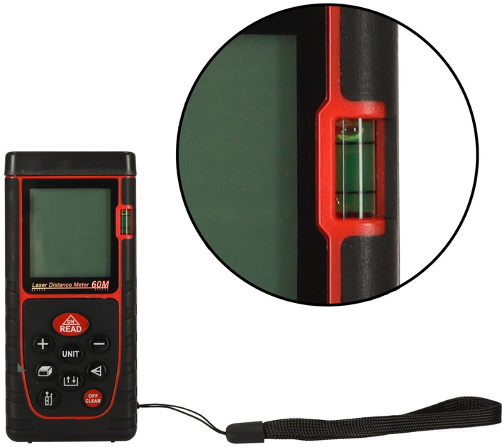 Dalmierz laserowy Kafuwell KX4711 60 m (5903039738287) - obraz 3