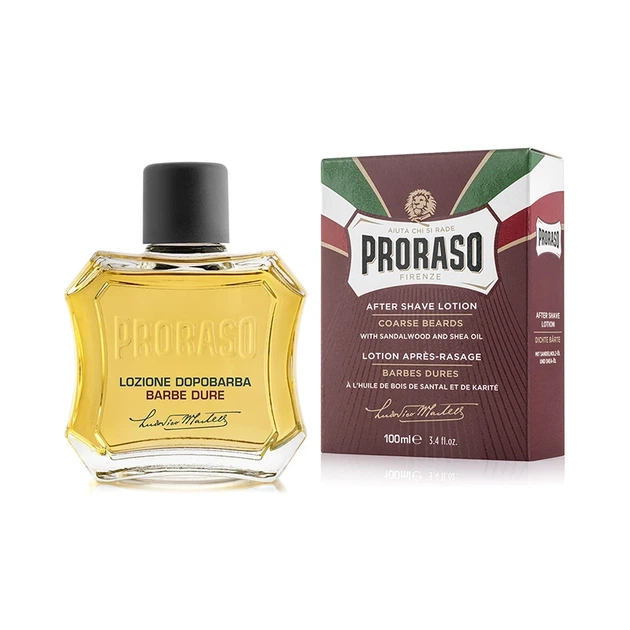 Лосьйон Після Гоління Proraso Red (New Design) After Shave Lotion Coarse Beards Sandalwood 100 мл - Фото 1 Лосьйон Після Гоління Proraso Red (New Design) After Shave Lotion Coarse Beards Sandalwood 100 мл - изображение 1