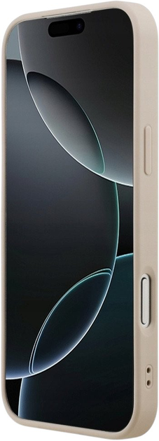 Панель Guess Saffiano Classic Logo MagSafe для Apple iPhone 17 Pro Pink (3666339552480) - зображення 5