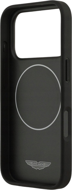 Etui plecki Aston Martin HC Kevlar Counter Design MagSafe do Apple iPhone 17 Pro Max Black (ASHMP17XFCOS) - obraz 7