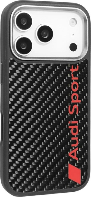 Etui plecki Audi R8 Carbon Fiber MagSafe do Apple iPhone 17 Pro Black (AUS-TPUPCMIP17P-R8/D2-BK) - obraz 2