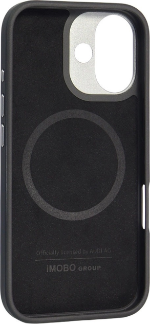 Etui plecki Audi R8 Genuine Leather MagSafe do Apple iPhone 17 Black-Red (AU-TPUPCMIP17-R8/D3-RD) - obraz 8