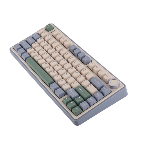 Игровая Беспроводная Клавиатура AULA F75 White-Green - изображение 3