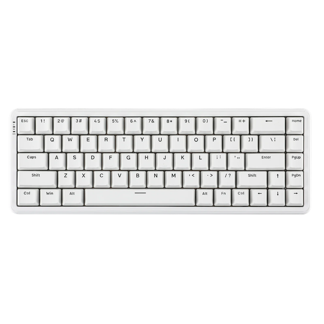 Игровая клавиатура AJAZZ AK680 65% Магнитные светильники Rapid Trigger белая - Фото 1 Игровая клавиатура AJAZZ AK680 65% Магнитные светильники Rapid Trigger белая - изображение 1