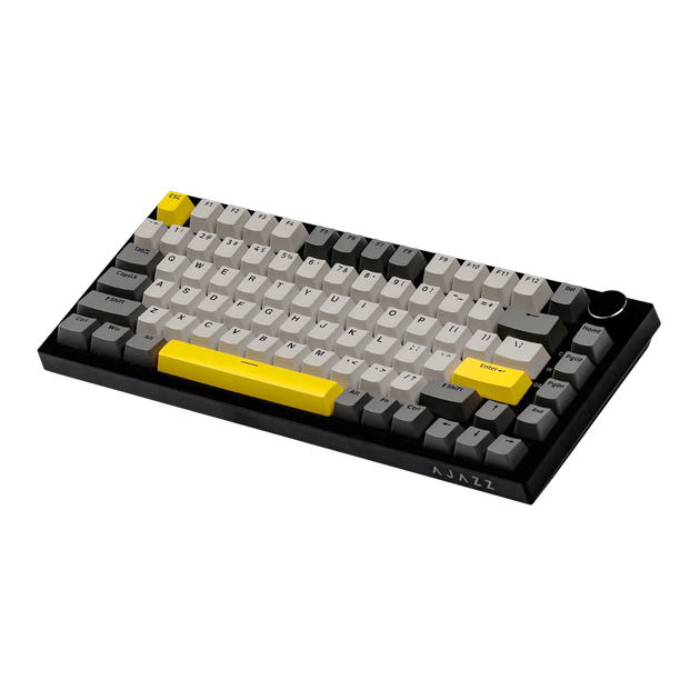 Механічна клавіатура AJAZZ AK820 Grey-Yellow RGB Підсвічування З Підтримкою HOT-SWAP Moon Yellow Switch - Фото 4 Механічна клавіатура AJAZZ AK820 Grey-Yellow RGB Підсвічування З Підтримкою HOT-SWAP Moon Yellow Switch - зображення 4